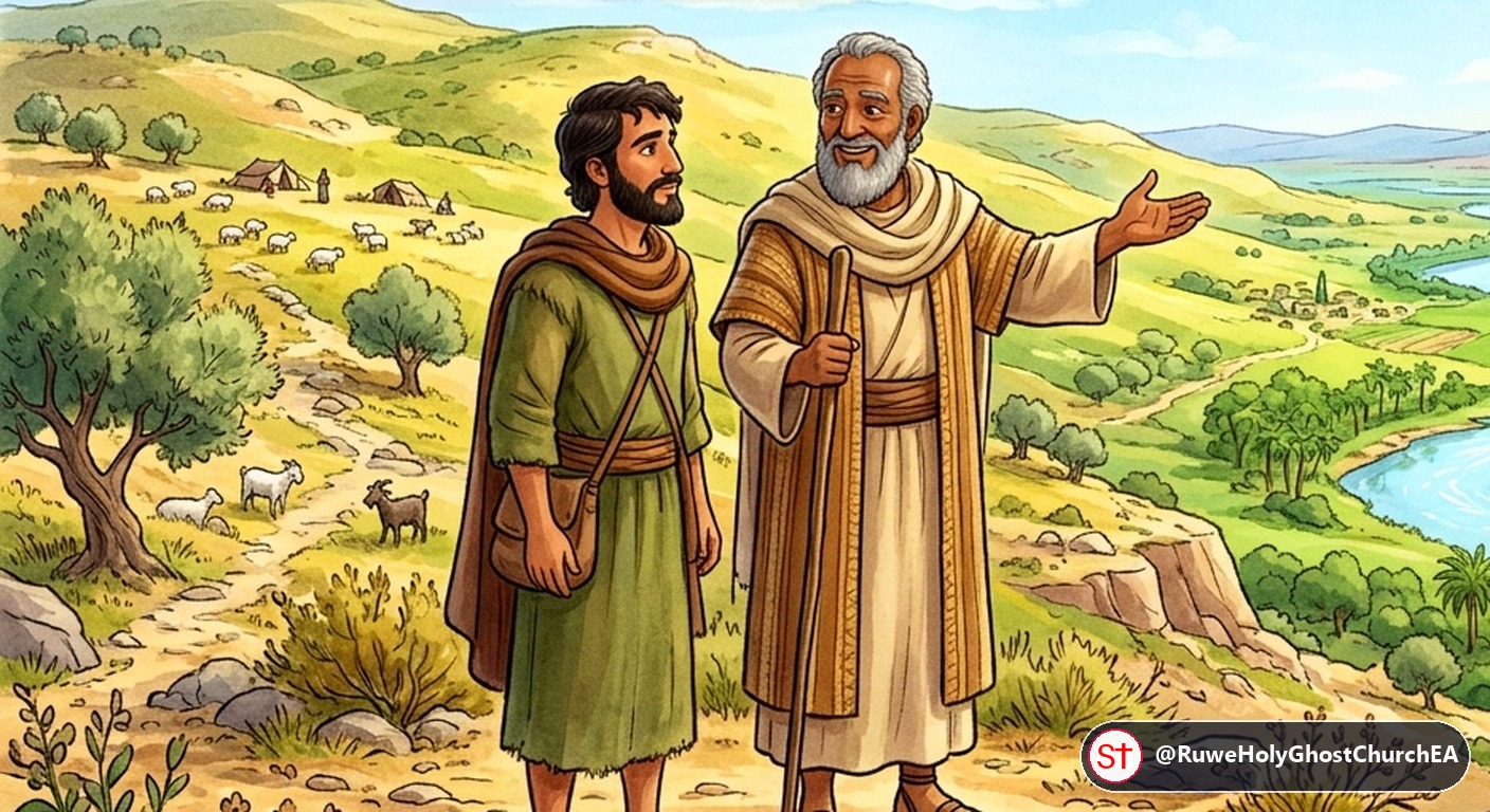 Abraham Welcomes the Three Visitors by the Oaks of Mamre