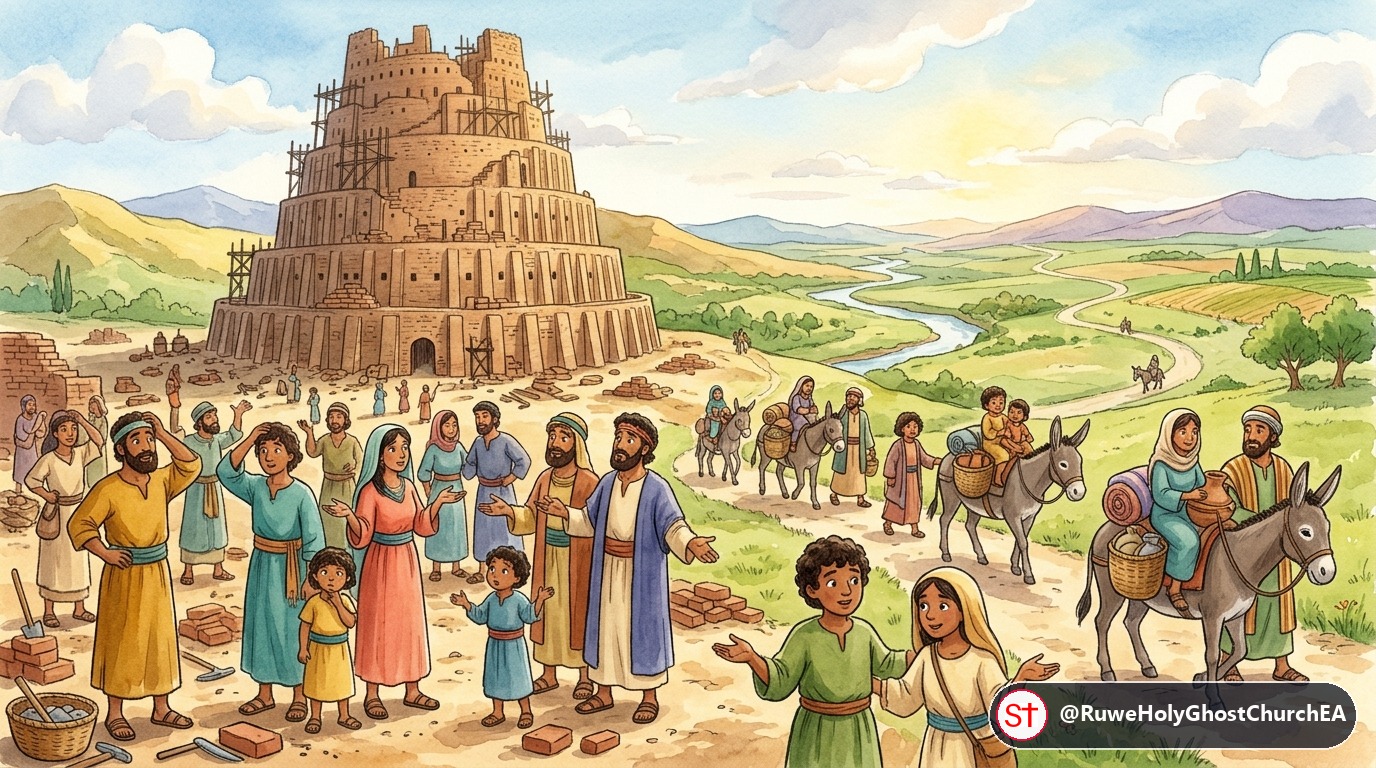 God Confuses the Languages and Scatters the People