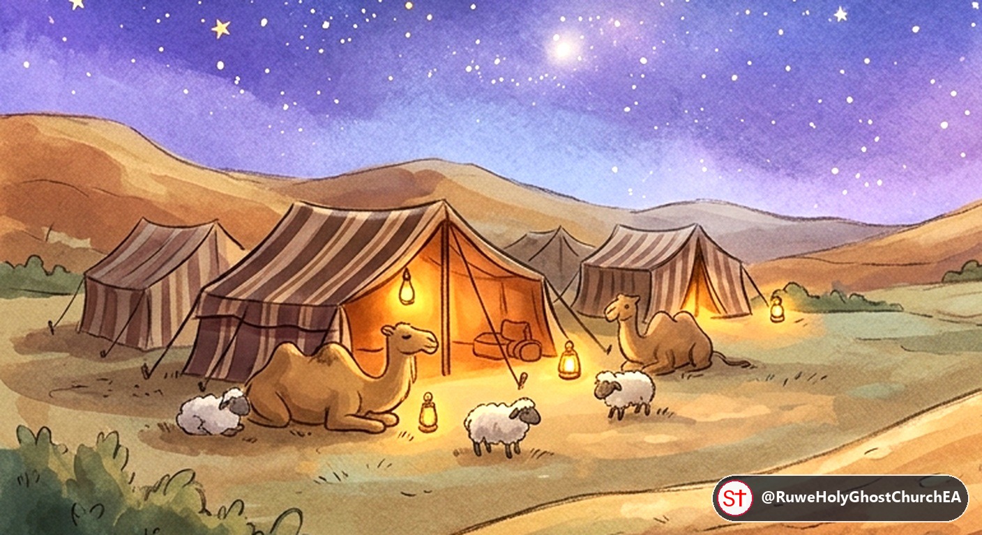 Hagar and Ishmael Journey into the Wilderness of Beersheba