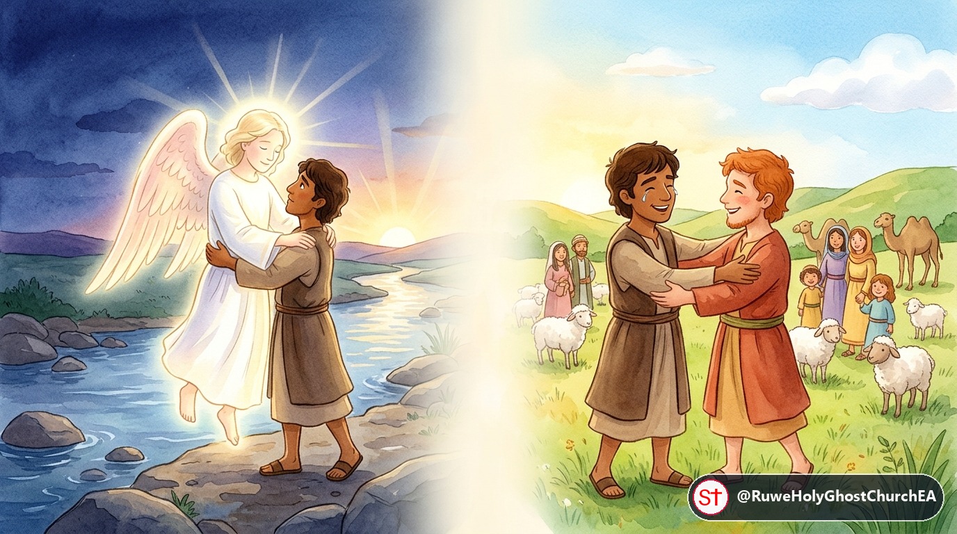 Lesson 17: Jacob Wrestles with an Angel & Makes Peace with Esau - A New Name and the Blessing of Forgiveness