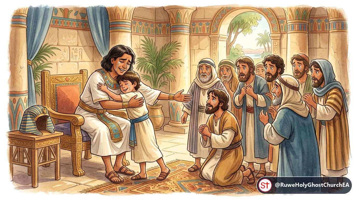 Joseph Reveals His Identity to His Brothers with Tears of Forgiveness