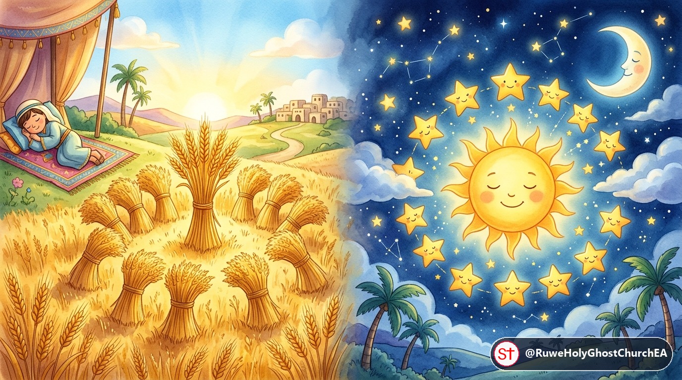 Joseph's Prophetic Dreams of Sheaves and Stars
