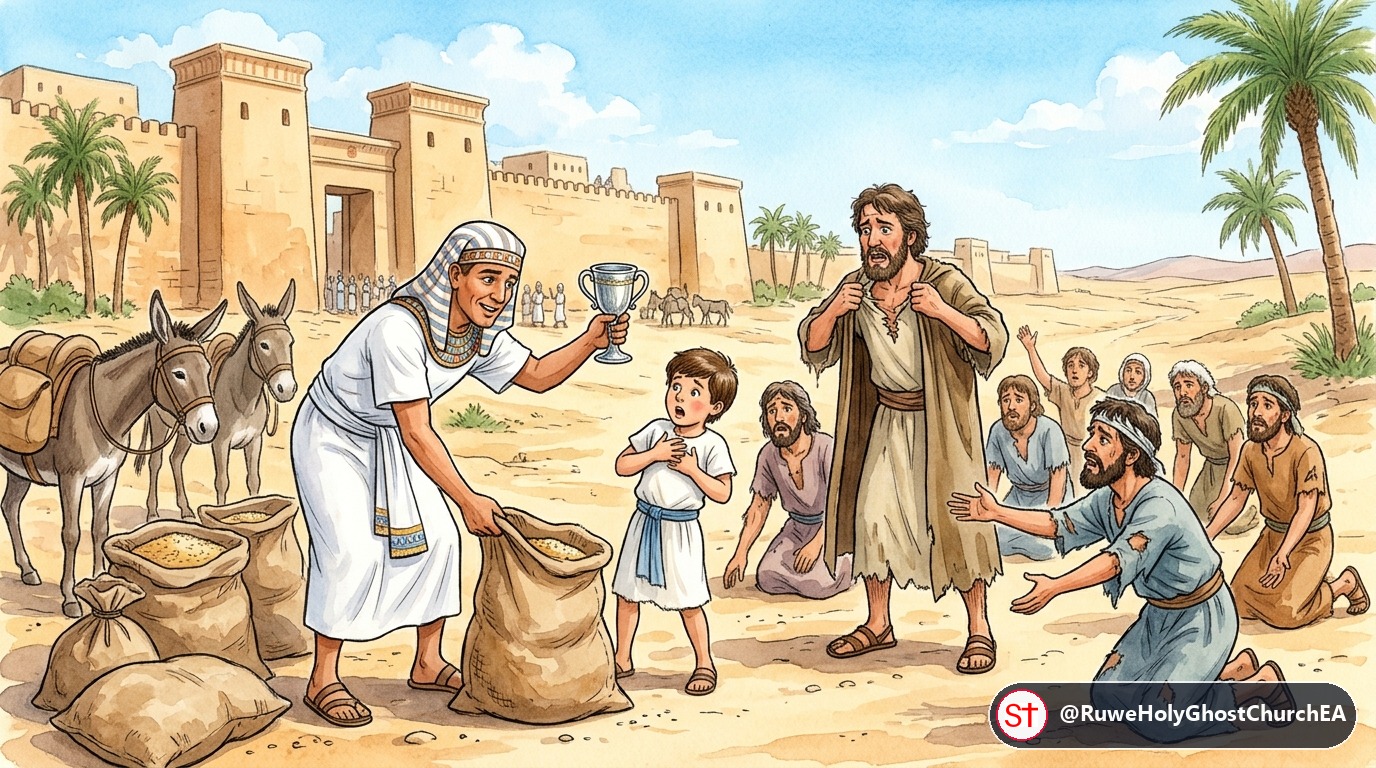 Joseph's Silver Cup Found in Benjamin's Grain Sack